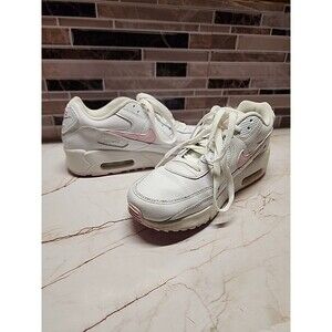 NIKE Air Max Girl's Sz 5Y White Pink Walking Activewear School Travel CD6864-121